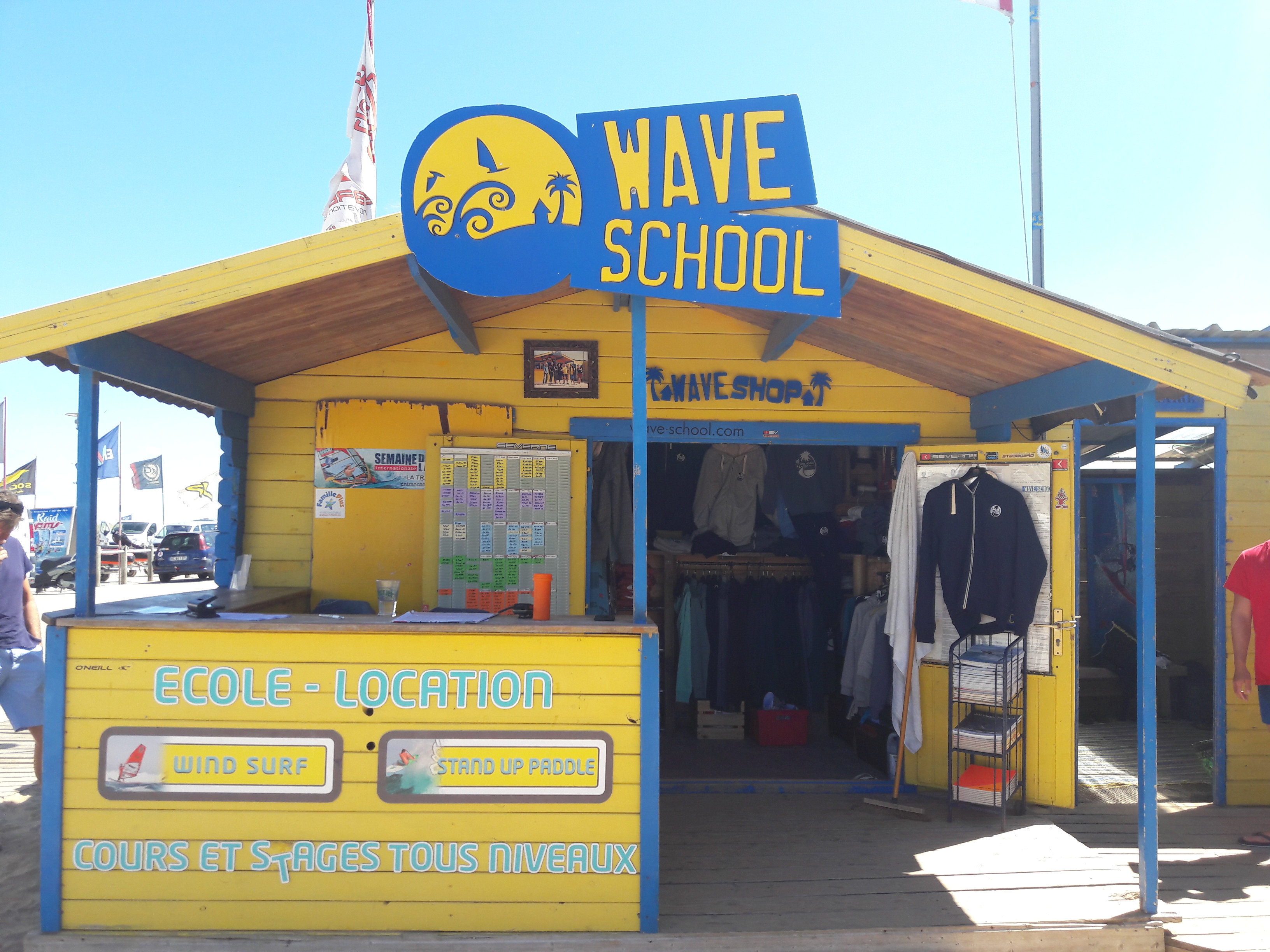 Wave school à La Tranche sur Mer dans le Marais poitevin