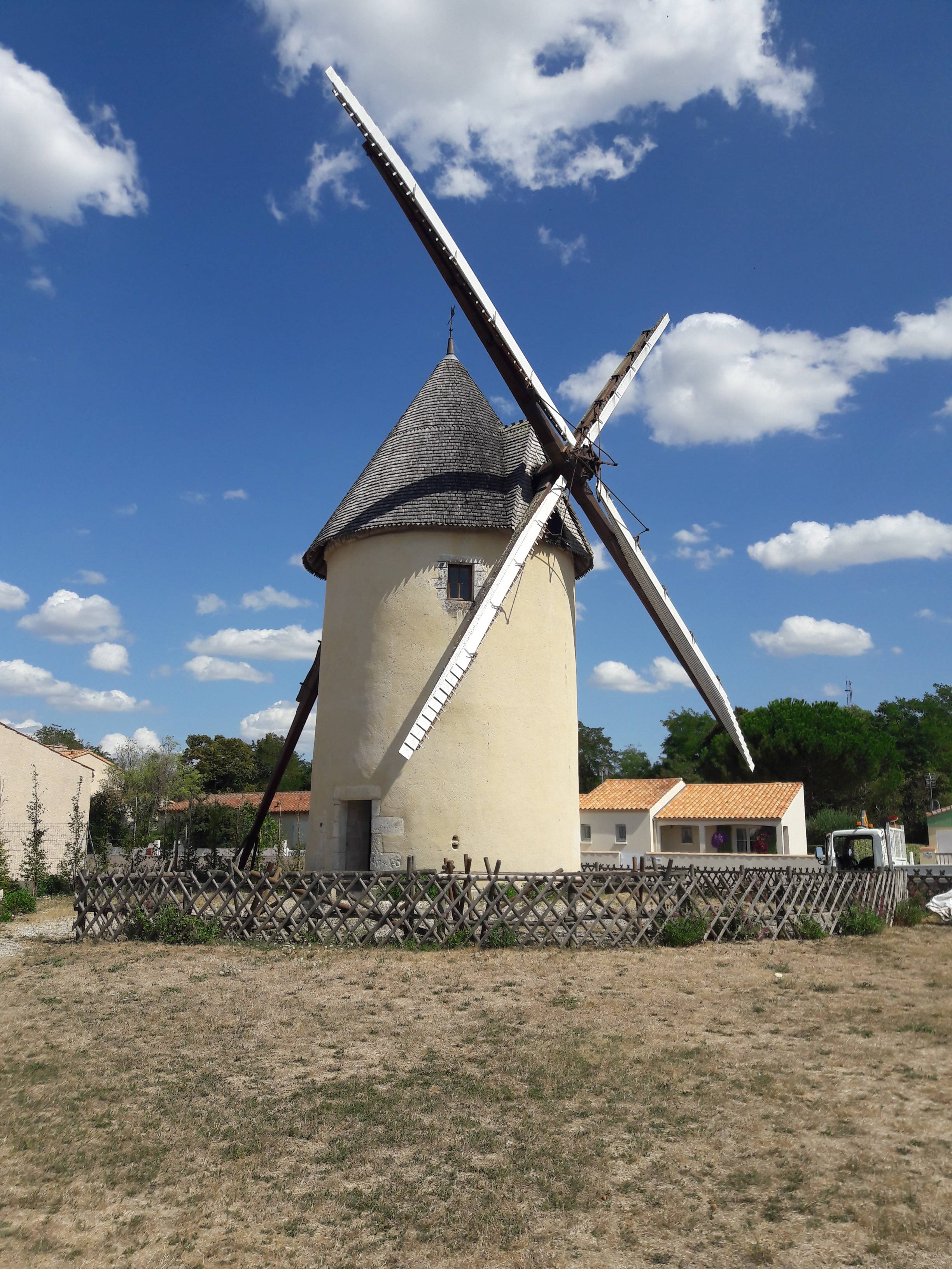 the Beauregard mill in Marans in the Marais poitevin régional nature park. the Beauregard mill in Marans in the Marais poitevin régional nature park.