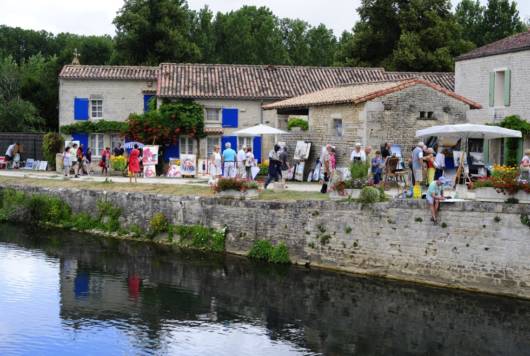 Festival de peinture de Magné au coeur du Marais poitevin