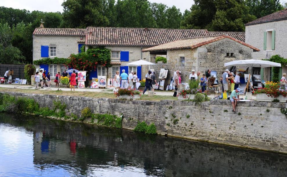 Festival de peinture de Magné au coeur du Marais poitevin