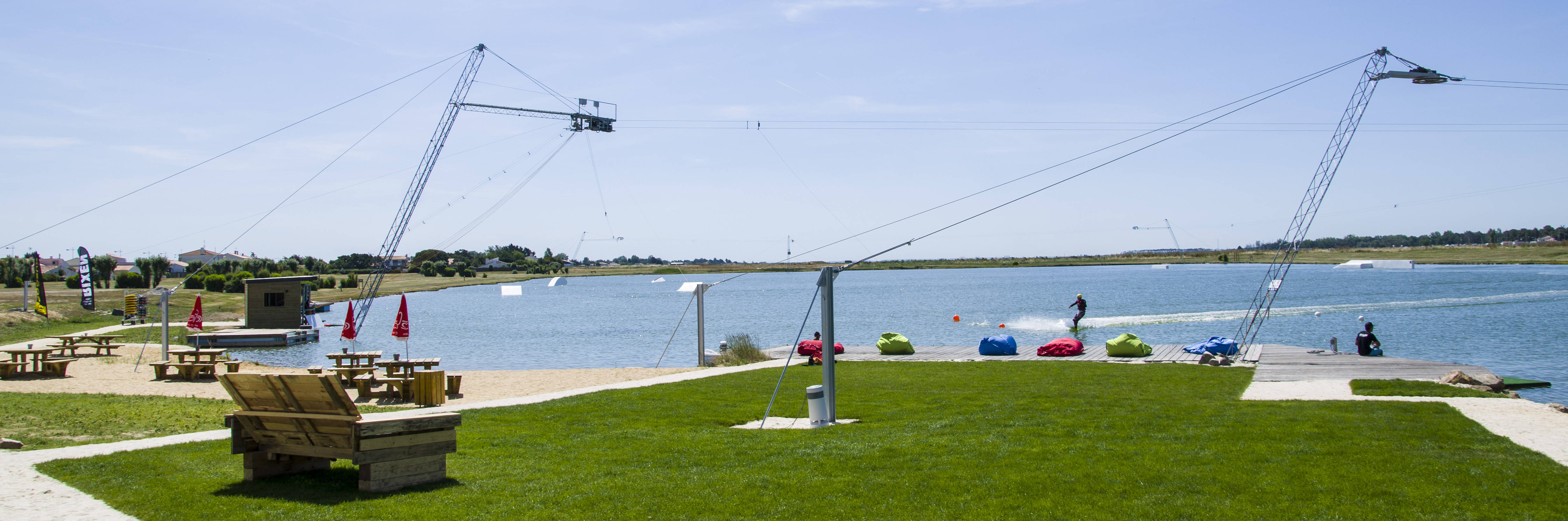 Atlantic Wakepark, big thrills in l’Aiguillon-sur-Mer