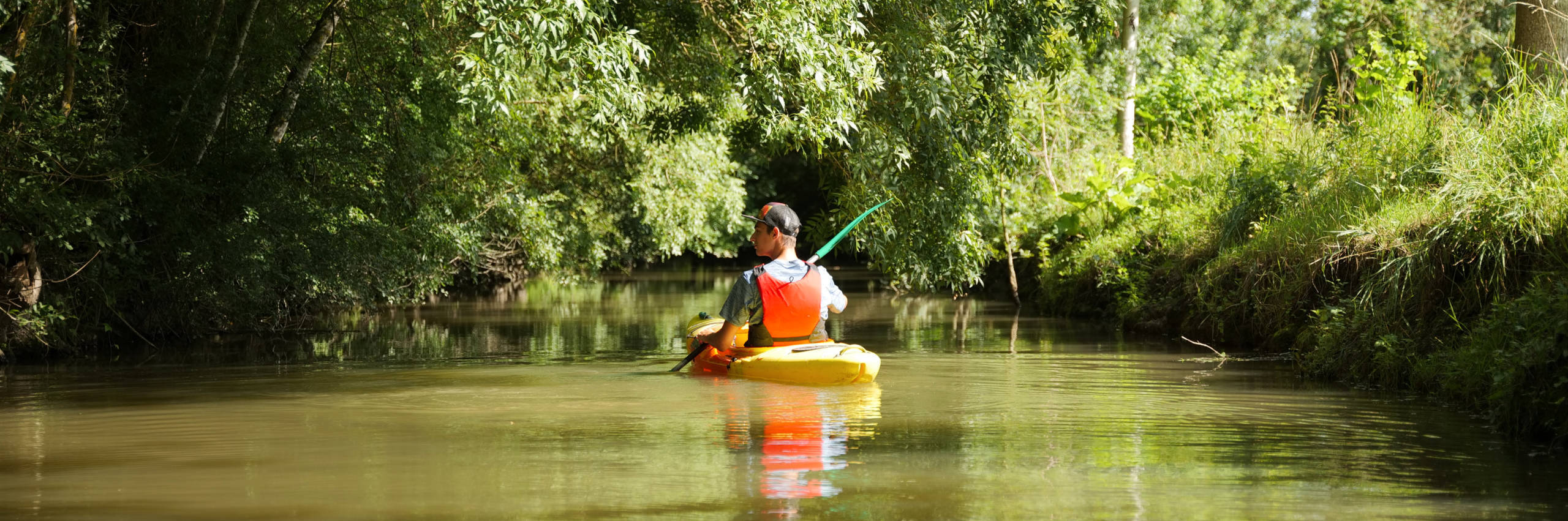 Découvrir le marais secret en kayak