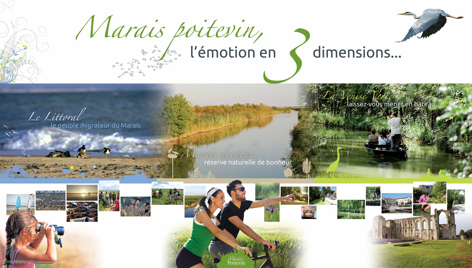 Carte touristique du Marais poitevin