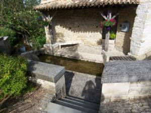 One of the wash-houses of Saint-Georges-de-Rexin the Parc naturel régional du Marais poitevin