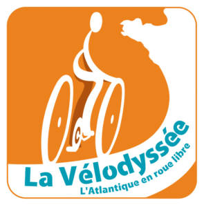 Logo de la Vélodyssée qui traverse le Marais poitevin