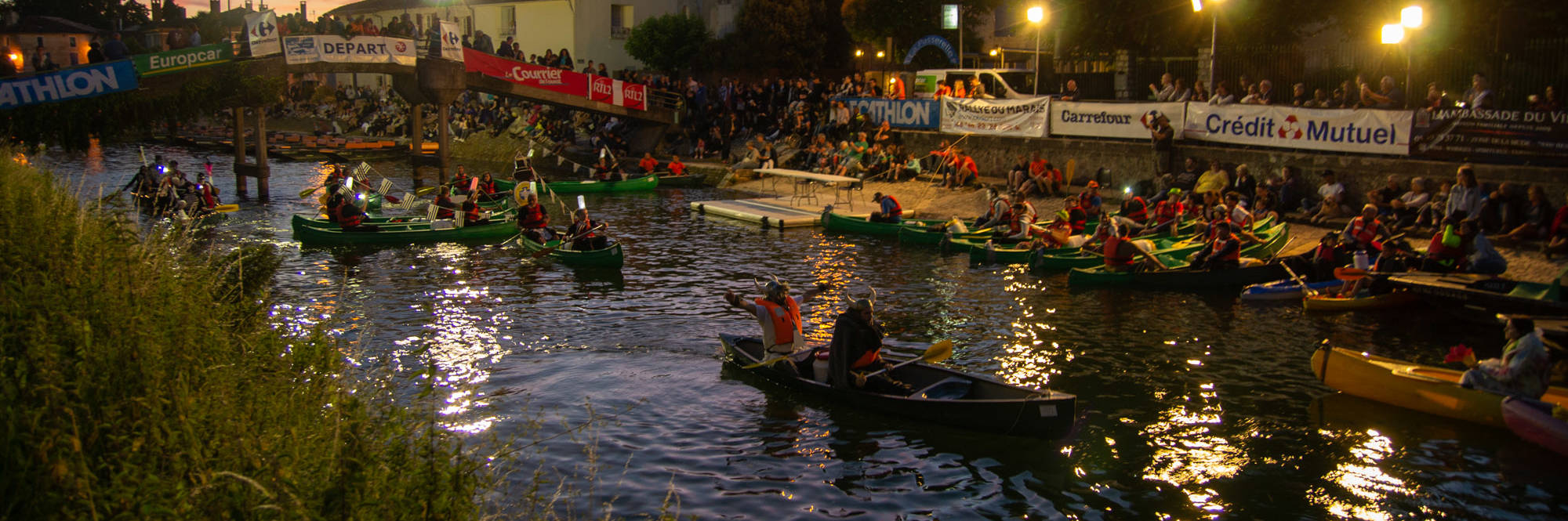 Le Rallye du marais, grande manifestation nocturne de canoë-kayak